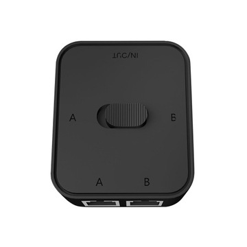 Гигабитный сетевой коммутатор RJ45, 2 порта, 2 в 1, выход