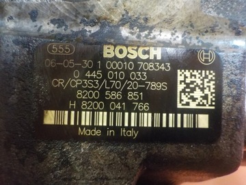 MASTER II MOVANO 2.5 DCI 04R 99KM G9U750 ČERPADLO VSTŘIKOVAČE 0445010033