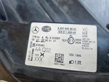 MERCEDES-BENZ V TŘÍDA W447 2017 SVĚTLA PŘEDNÍ