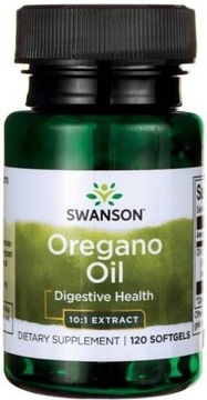 Oregano Olej olejek ekstrakt kaps. Swanson oil extract 120 kapsułki miękkie
