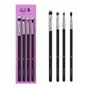Hulu Zestaw 4 pędzli Synthetic Set do makijażu oczu korektora na Prezent