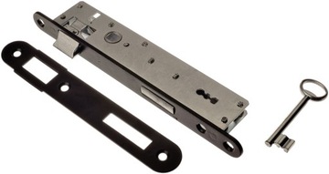 Zamek wąski do furtki bramy JANIA 90/22 KLUCZ Z076