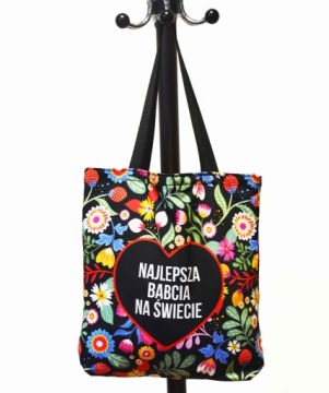 Подарок-сумка для покупок на День бабушки.