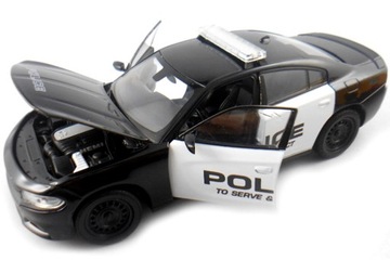 DODGE CHARGER MODEL METAL WELLY 1:24 POLICJA