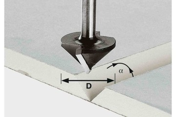 FESTOOL 491001 FREZ DO PŁYT GIPSOWO-KARTONOWYCH HW S8 D32/90°