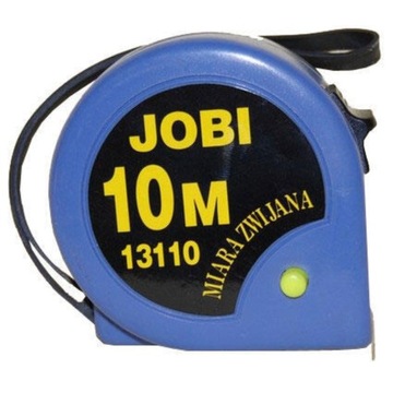 MIARA ZWIJANA JOBI 10M x25MM MIARKA TAŚMA METRÓWKA