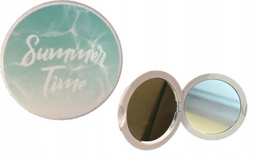 LUSTERKO KIESZONKOWE TOREBKOWE SUMMER TIME KOMPAKTOWE DWUSTRONNE