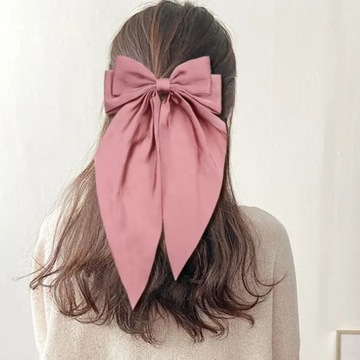 КЕПКА БАНТ ДЛЯ ВОЛОС БОЛЬШАЯ РОЗОВАЯ АТЛАСНАЯ КЕПКА ДЛЯ МАЛЬЧИЧНИКА