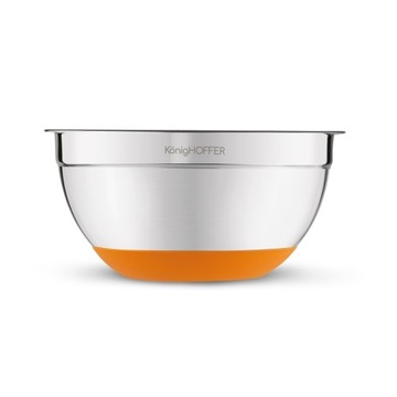 Набор нержавеющих кухонных мисок МЕТАЛЛИЧЕСКАЯ ЧАША для теста, 4 шт.