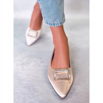 Балетки Seastar бежевого цвета, размер 36.