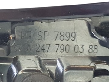 B-CLASS W247 СПОЙЛЕР БОКОВОЙ ОТКРЫТОК ЗАДНИЙ ЛЕВЫЙ A2477900388 ORYG-БАГАЖНИК