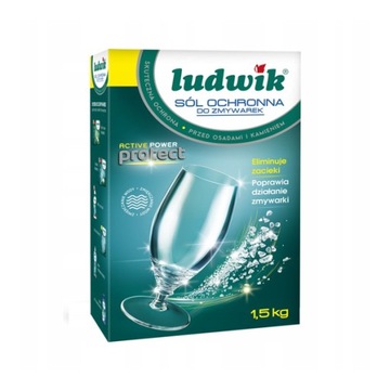 LUDWIK Sól Ochronna Do Zmywarek 1,5kg.