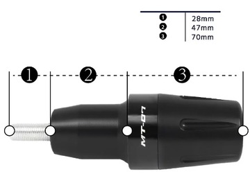 Yamaha MT 07 2014-24 Накладки TRACER CRASH PADS НОВЫЙ ЛОГОТИП MT 07