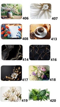 Матовая ламинированная прокладка для стола, очень большой выбор дизайнов