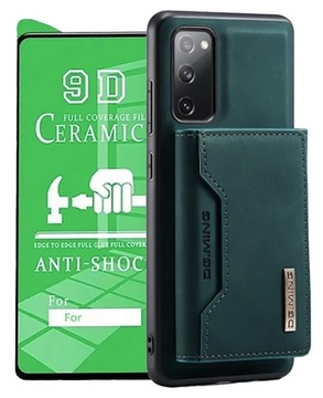 Etui Skórzane Case z portfelem magnetycznym do Samsung S20 FE 5G / Szkło 9D
