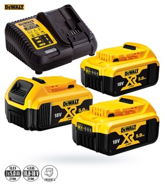 Аккумулятор COMBO 3 для инструментов 3x5 Ач DeWALT DCK368P3T