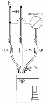 МИНИ-ДАТЧИК ДАТЧИК ДВИЖЕНИЯ 360° СВЕТОДИОДНЫЙ ЗОНД СУМЕРКИ PIR ДАТЧИК 230 В