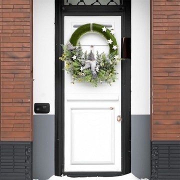 РОЖДЕСТВЕНСКИЕ УКРАШЕНИЯ ДВЕРНОЙ ВЕНОК ВЕНОК ДЕКРЕТ СЛОН РОЖДЕСТВЕНСКАЯ ЕЛКА БЕЗУШКИ ДОМ