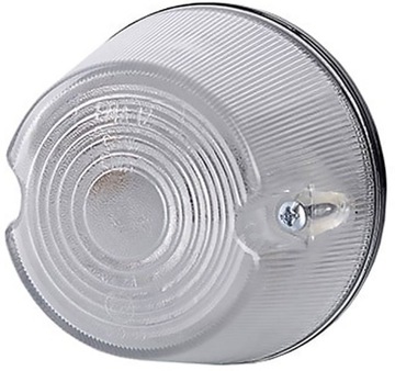 LAMPA OBRYSOWA DO PRZYCZEP BIAŁA OKRĄGŁA