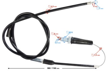 Трос дроссельной заслонки NXT300