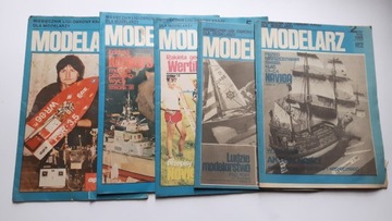5 x MODELARZ 1989 (+ Wkladki z planem)