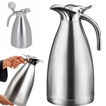 НАСТОЛЬНЫЙ ТЕРМОС-КУВШИН ДЛЯ КОНФЕРЕНЦИЙ С КРЫШКОЙ, 2 Л