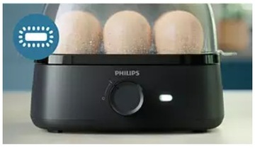 Philips HD9137/90 Яйцеварка 3000 Звуковой сигнал яйцеварки 400 Вт
