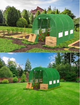 FOLIA ZAMIENNA POSZYCIE NA TUNEL OGRODOWY SZKLARNIA 4,5x2x2m 9m² UV4 FOLIAK