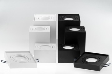 3x Накладной светильник HALOGEN SPOT 115 мм + LED GU10