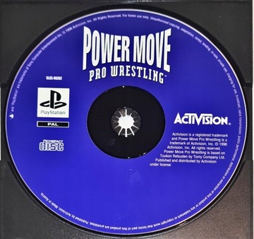 Power Move Pro Wrestling PSX SAMA PŁYTA CZYTAJ OPIS !!!