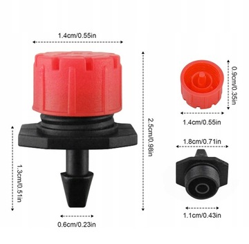 ZRASZACZE KROPLOWNIK DO NAWADNIANIA REGULOWANY 360° 200X