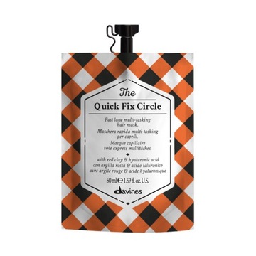 Davines The Quick Fix Circle Odbudowująca maska do włosów 50 ml