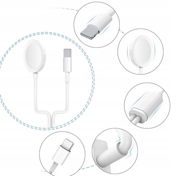 Адаптер зарядного кабеля 2IN1 20 Вт для Iphone Iwatch Watch Быстрая зарядка