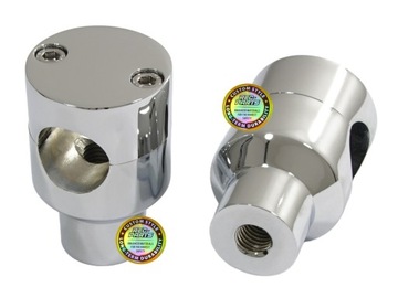 Подставки под руль, хром, крепления, калибр М12, 7 см