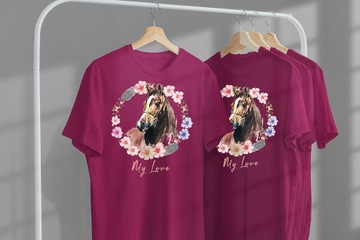 ФУТБОЛКА ДЕТСКАЯ ЛОШАДИ 140 СУПЕР КАЧЕСТВО