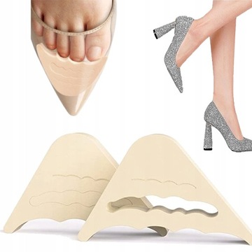 Поролоновые наполнители для обуви оверсайз, вставки для плотно прилегающих пальцев, 2 пары.