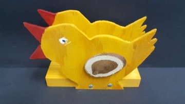 Салфетница для курицы, дерево, фанера, арт.