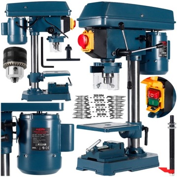 WIERTARKA STOŁOWA KOLUMNOWA SŁUPOWA 2200W +IMADŁO INDUKCYJNA REGULACJA 16MM