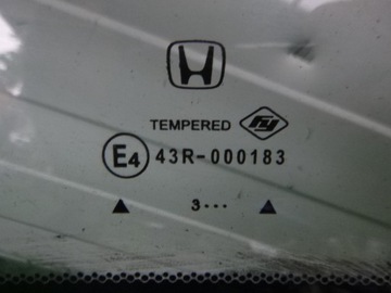 CIVIC IX 11-17 KOMBI SKLO (OKNO) KAROSERIE LEVÝ ZADNÍ OE