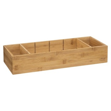 ОРГАНАЙЗЕР ДЛЯ КОСМЕТИКИ, бамбук, 3 отделения, 15х38 см