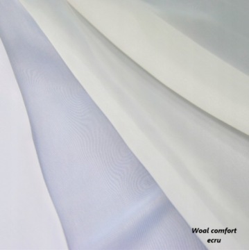 Образцы гладких шторных тканей цвета экрю