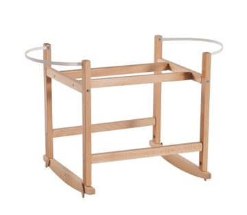 Колыбелька-корзина Ahojbaby Rockingbaby Moose, бесцветная