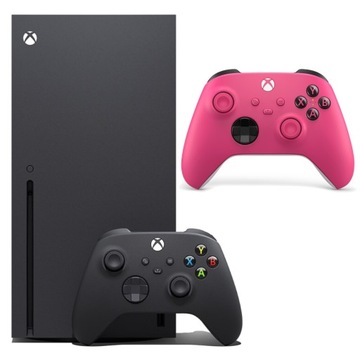 Konsola Xbox Series X 1TB + 2 x Pad Czarny/Różowy