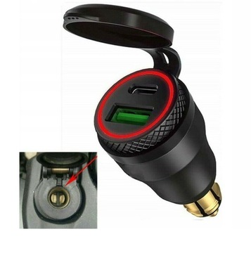 Do ładowarki USB PD BMW Ducati Triumph QC3.0