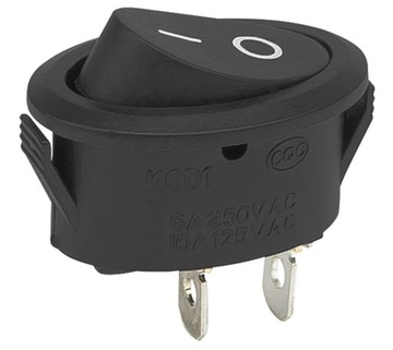 Przełącznik wyłącznik ON-OFF owalny MK1012O 250V