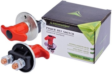 WYŁĄCZNIK ZASILANIA AKUMULATORA HEBEL 12/24V 2000A