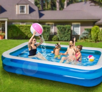 БОЛЬШОЙ СЕМЕЙНЫЙ САДОВЫЙ НАДУВНОЙ БАССЕЙН для детей