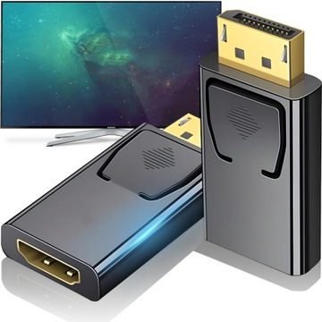 ADAPTER PRZEJŚCIÓWKA HDMI DISPLAYPORT DISPLAY PORT