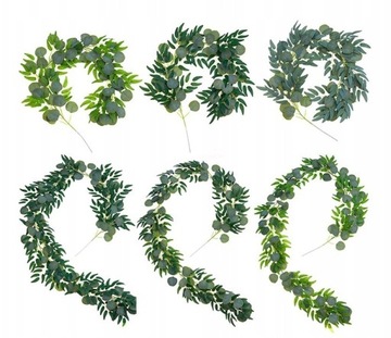 ИСКУССТВЕННЫЕ ЦВЕТЫ УКРАШЕНИЕ ЛИСТЬЯМИ ЭВКАЛИПТА