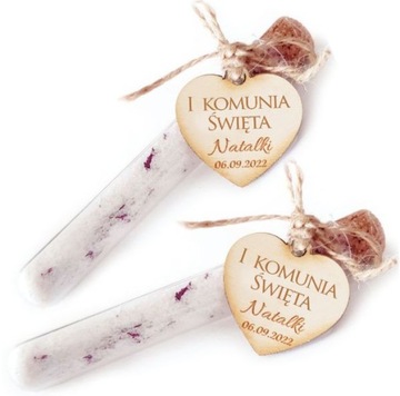 Sól do kąpieli Upominek dla gości na Komunię